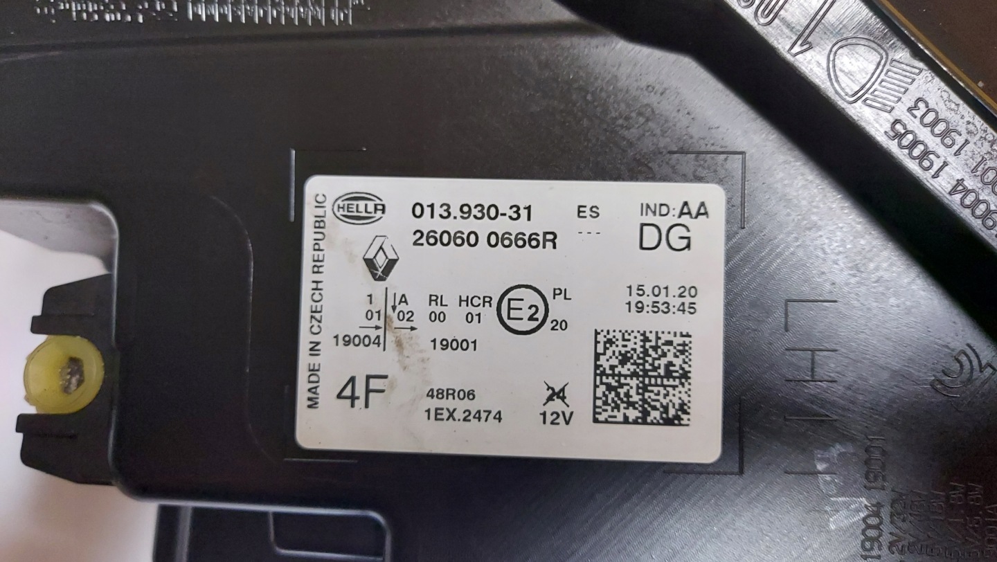 Frontscheinwerfer Renault Captur RJB 260600666R LED Links Scheinwerfer Headlight - Thumbnail 8