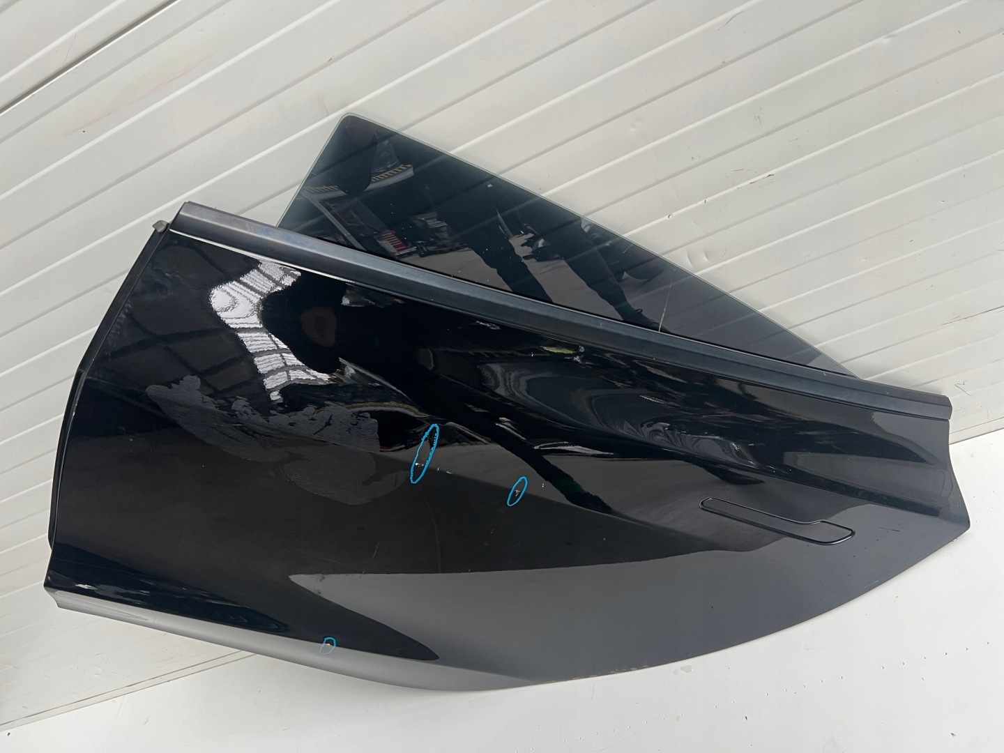 Tesla Model 3 003 Tür Hinten Links Door Porta Porte - Thumbnail 1