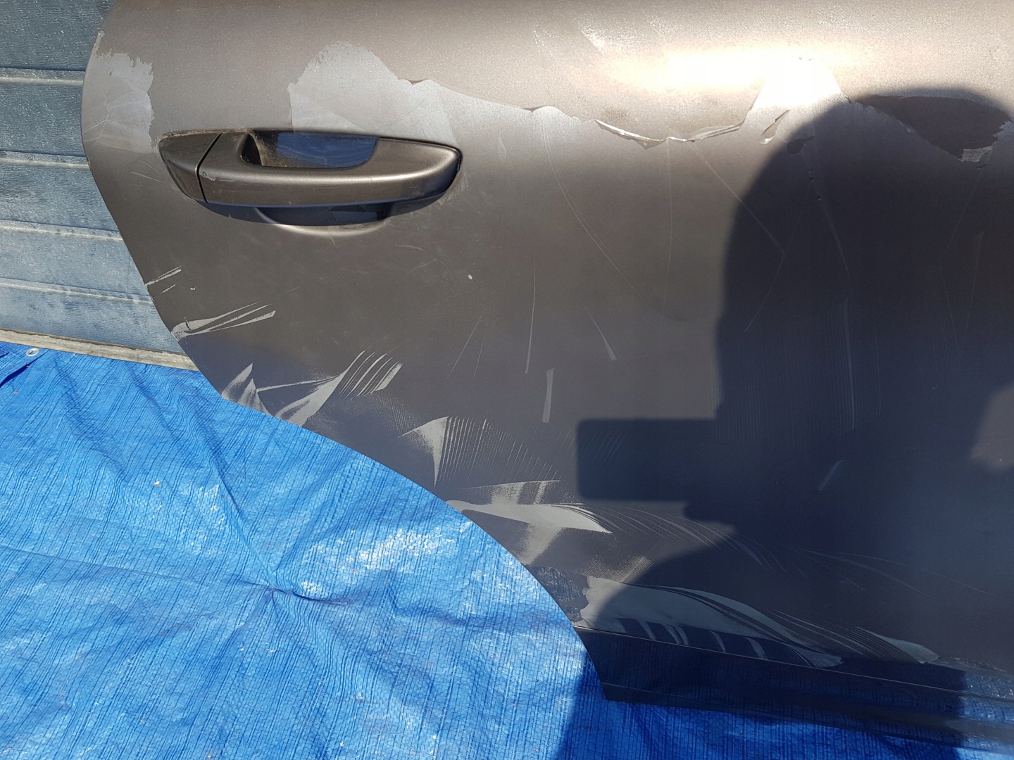 Porsche Cayenne 9YA Tür Hinten Rechts Door Porta Porte - Thumbnail 7