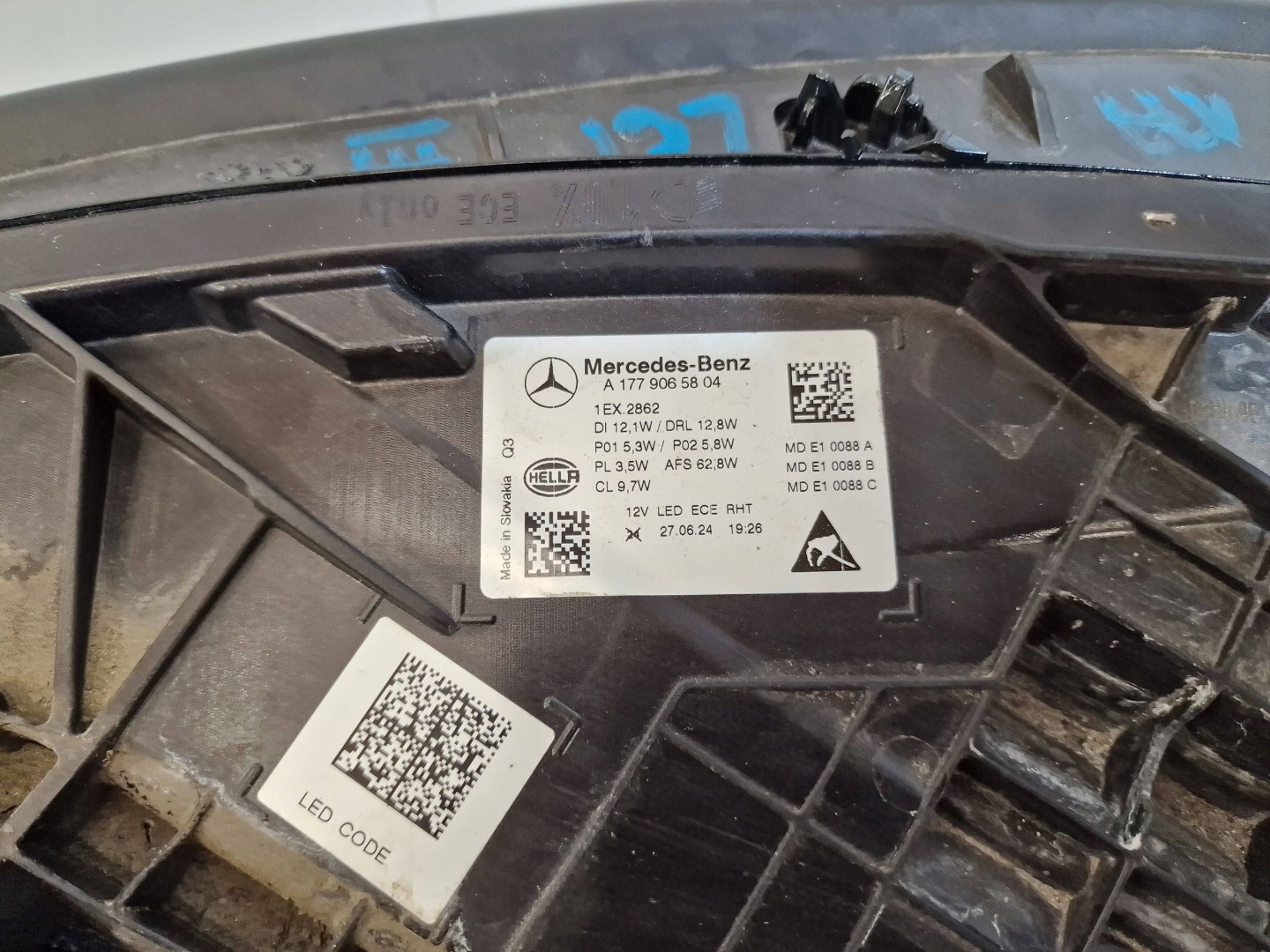 Frontscheinwerfer Mercedes-Benz C-Klasse W202 A1779065804 LED Rechts Headlight - Thumbnail 7