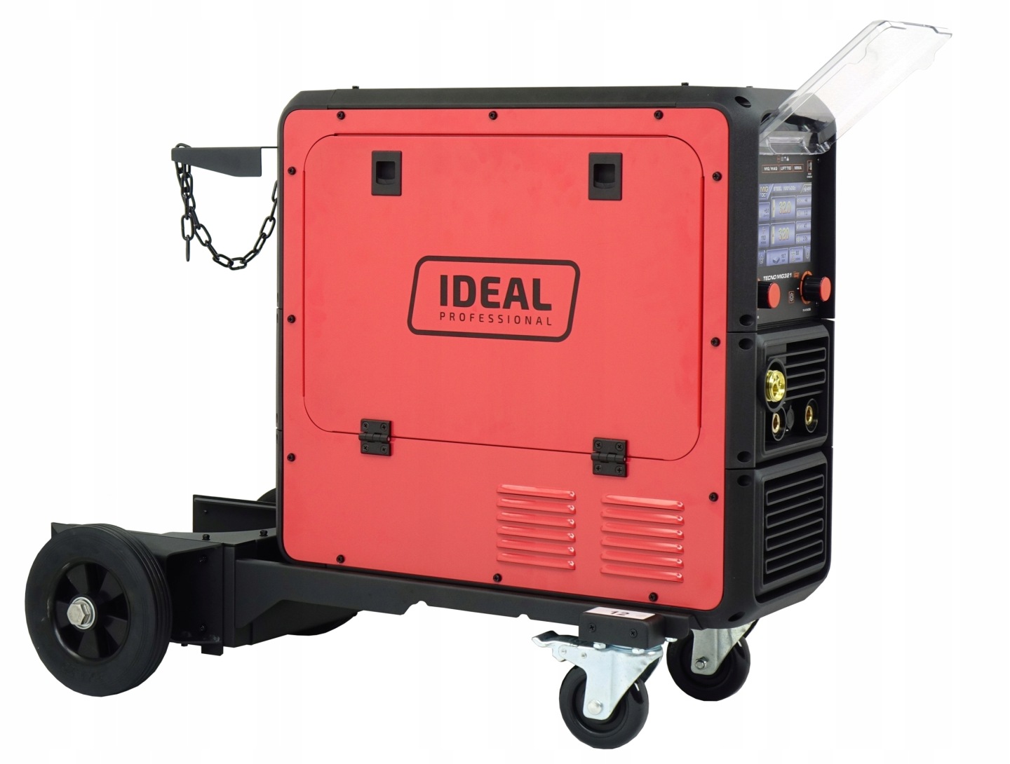 SPAWARKA IDEAL TECNO MIG 321 SYNERGIC LCD 400V 320A MAG + WÓZEK