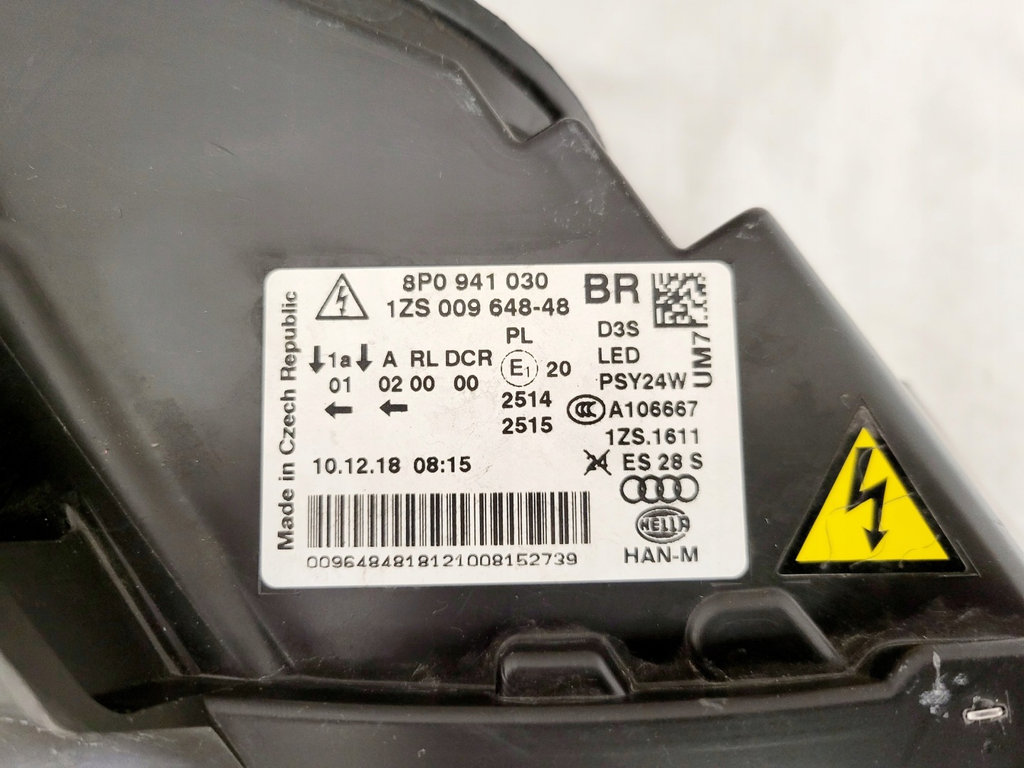 Frontscheinwerfer Audi A3 8P0 8P0941030 Bi-Xenon Links Scheinwerfer Headlight - Thumbnail 10