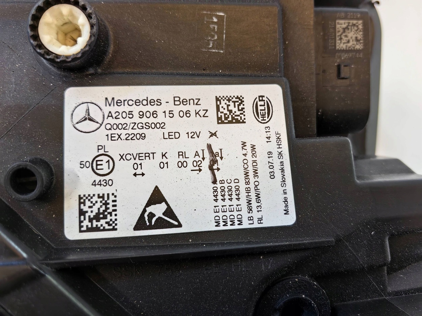 Frontscheinwerfer Mercedes-Benz C-Klasse W205 A2059061506 Multibeam LED Links Headlight - Thumbnail 7