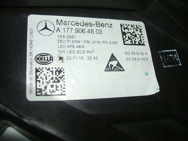 Frontscheinwerfer Mercedes-Benz A-Klasse W177 A1779064803 High Performance LED Links Headlight - Thumbnail 10