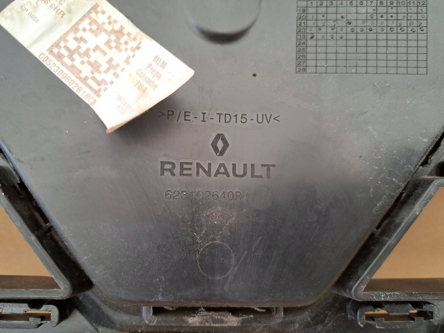 Renault Kangoo RJK Kühlergrill FRONTGRILL Kühlergitter 623102640R - Thumbnail 6