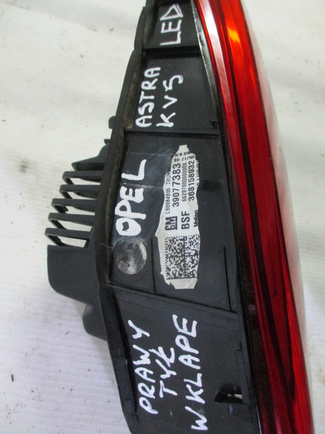 Opel Astra Rückleuchte 39077383 Rearlamp - Thumbnail 7