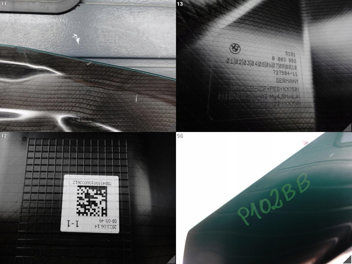 Motorhaube BMW 4 G83 Bonnet 8083552 Hood - Thumbnail 12
