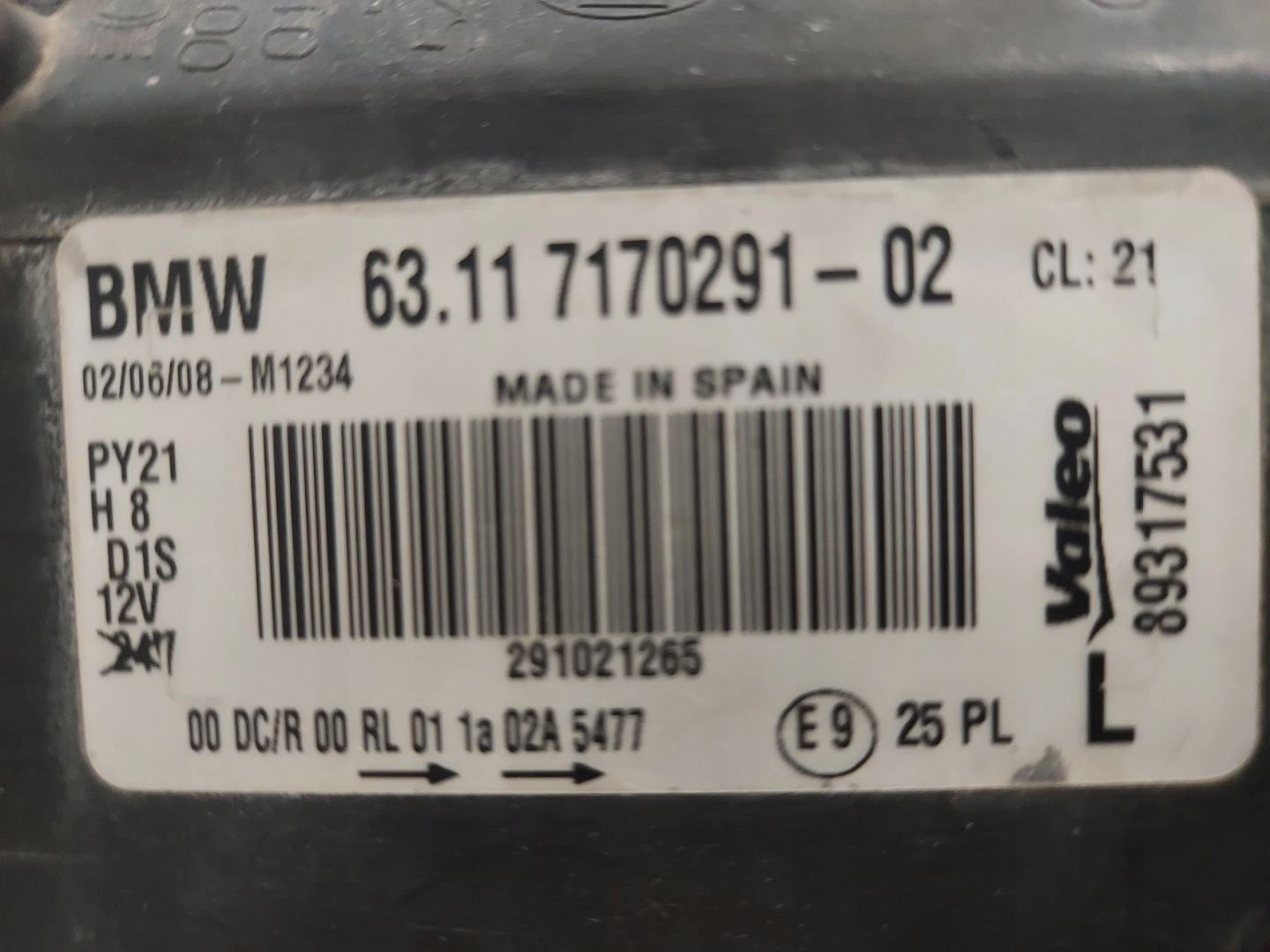 Frontscheinwerfer BMW 1 E88 7170292 Facelift Xenon Links Scheinwerfer Headlight - Thumbnail 9