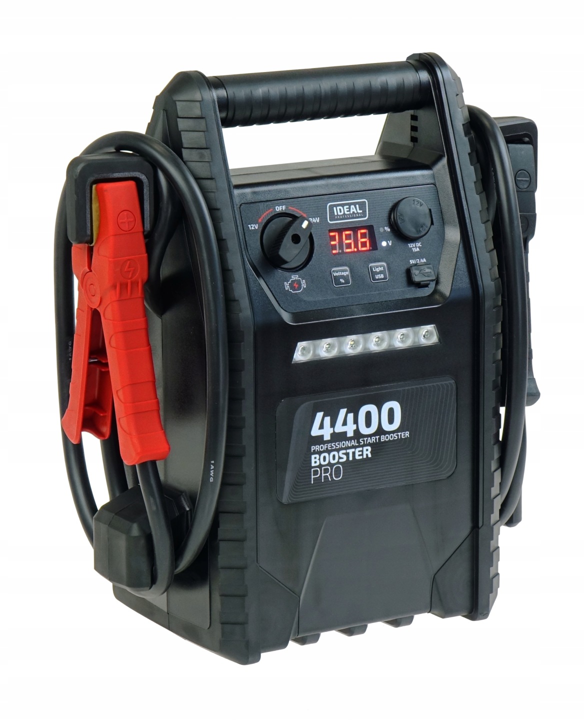 IDEAL BOOSTER 4400 PRO URZĄDZENIE ROZRUCHOWE 12/24V WSPOMAGACZ ROZRUCHU 