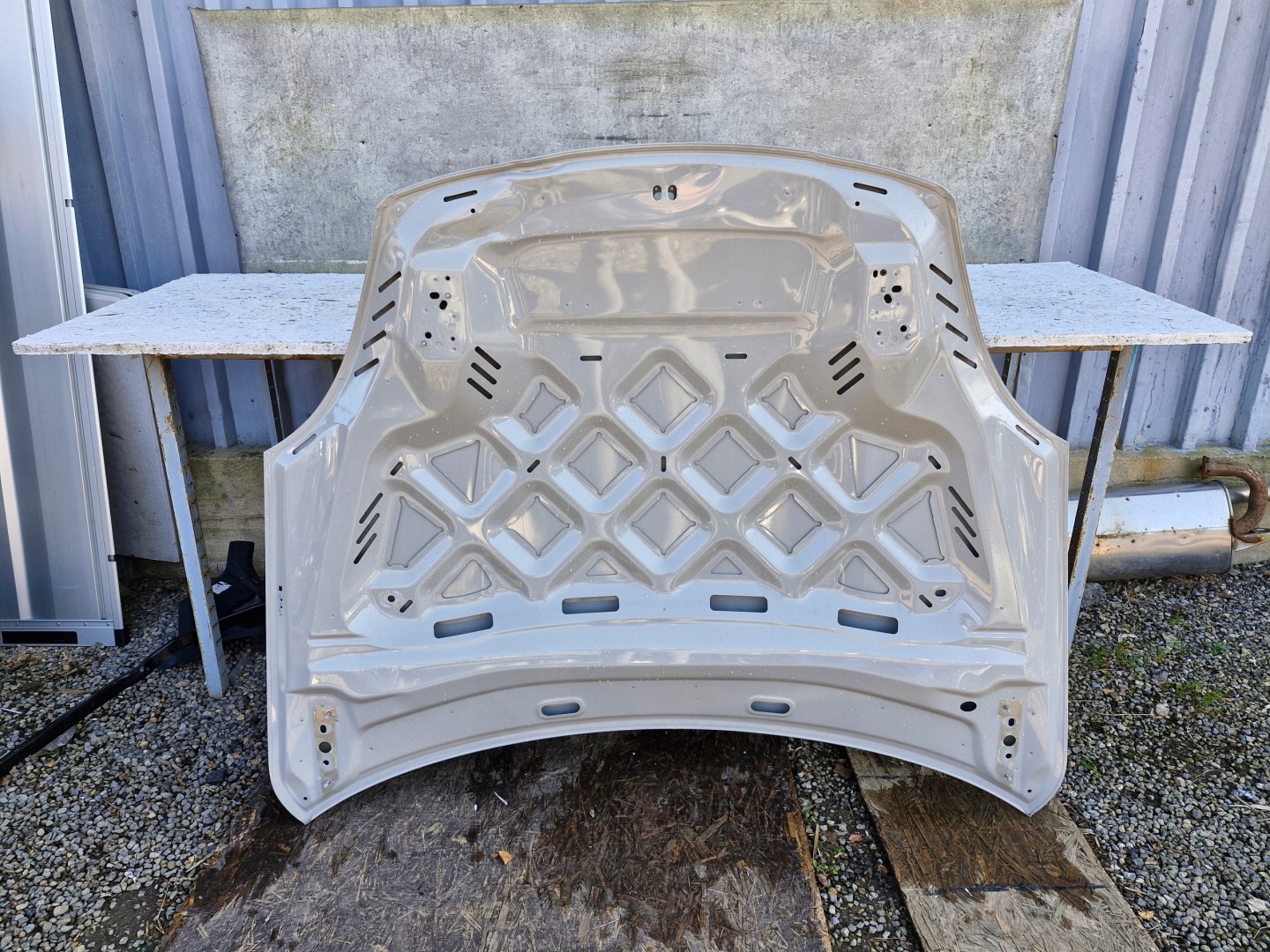 Motorhaube Porsche Cayenne 9YA Bonnet Hood - Thumbnail 8