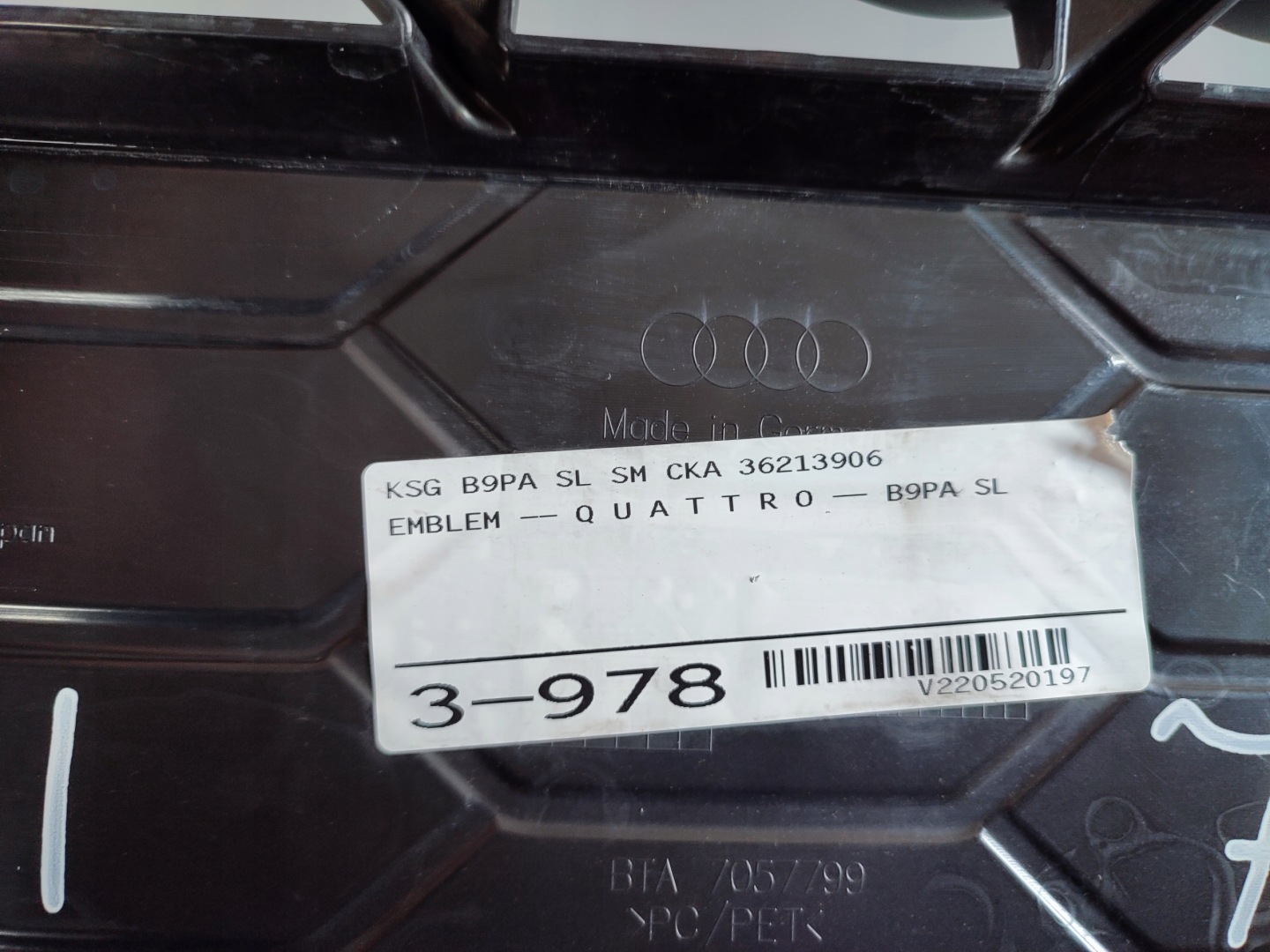 Audi A4 B9 Kühlergrill FRONTGRILL Kühlergitter 8W0853651EB - Thumbnail 11