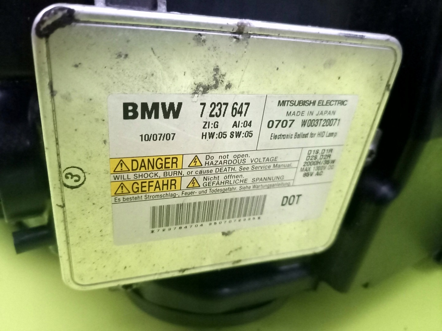 Frontscheinwerfer BMW 5 F10 Dynamic Light Xenon Rechts Scheinwerfer Headlight - Thumbnail 8