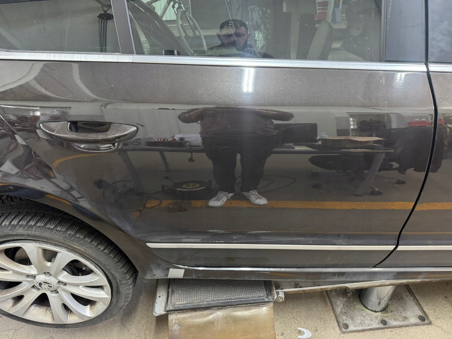 Skoda Superb 3U Tür Hinten Rechts Limousine Door Porta Porte - Thumbnail 1
