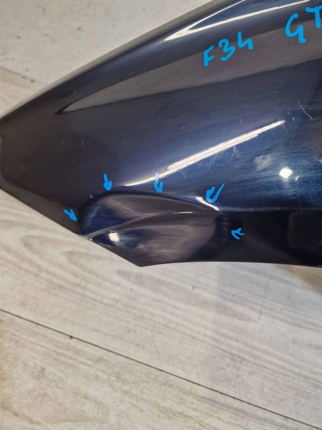 Kotflügel BMW 3 F34 Vorne Links Fender Parafanghi Ailes - Thumbnail 6