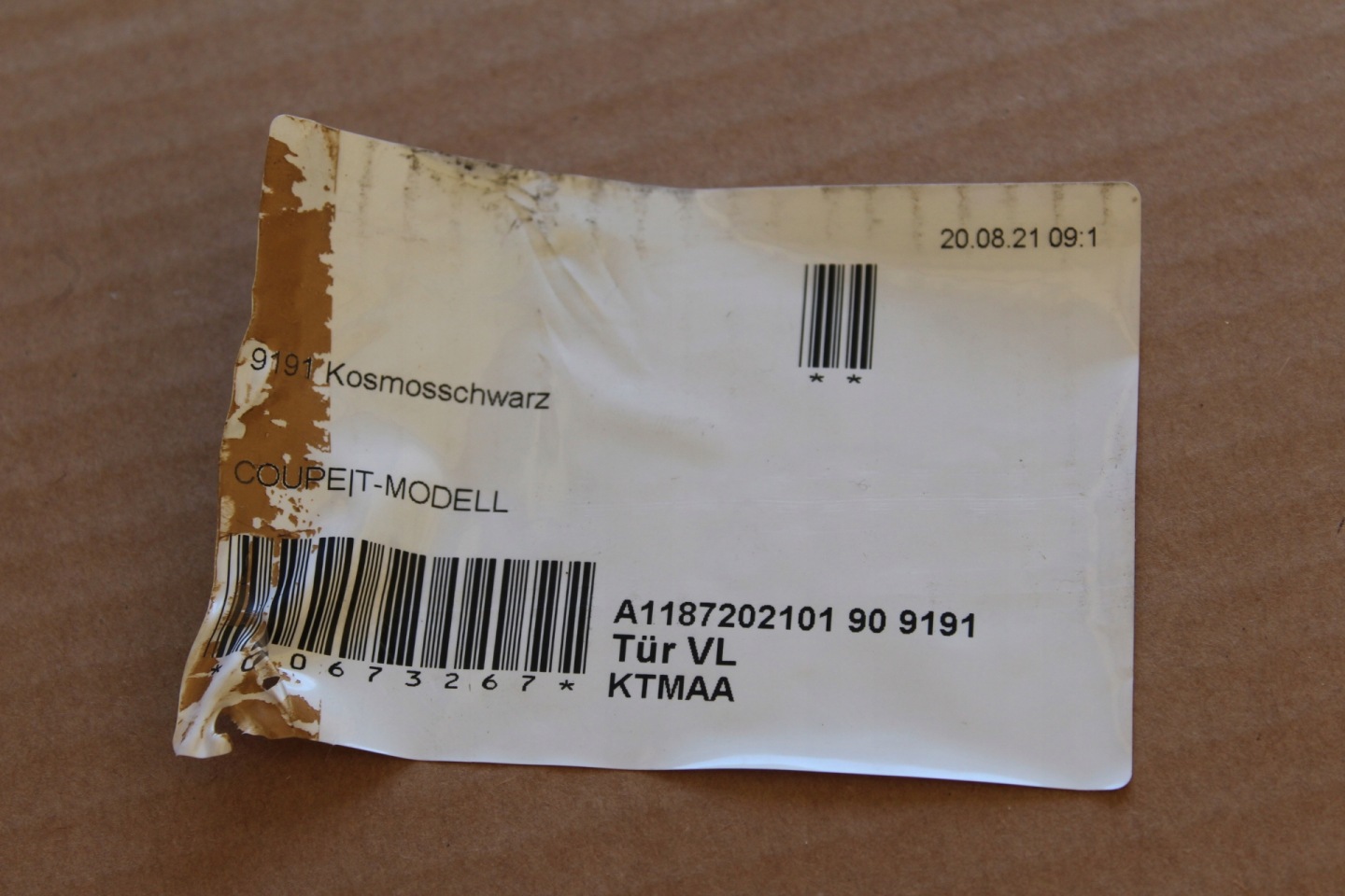 Mercedes-Benz CLA C118 Tür Vorne Links Door A1187202101 Porta Porte - Thumbnail 12