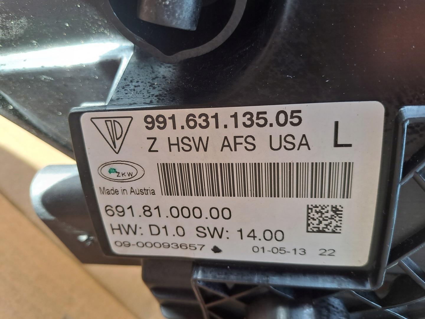 Frontscheinwerfer Porsche 911 991 99163113505 LED Links Scheinwerfer Headlight - Thumbnail 8