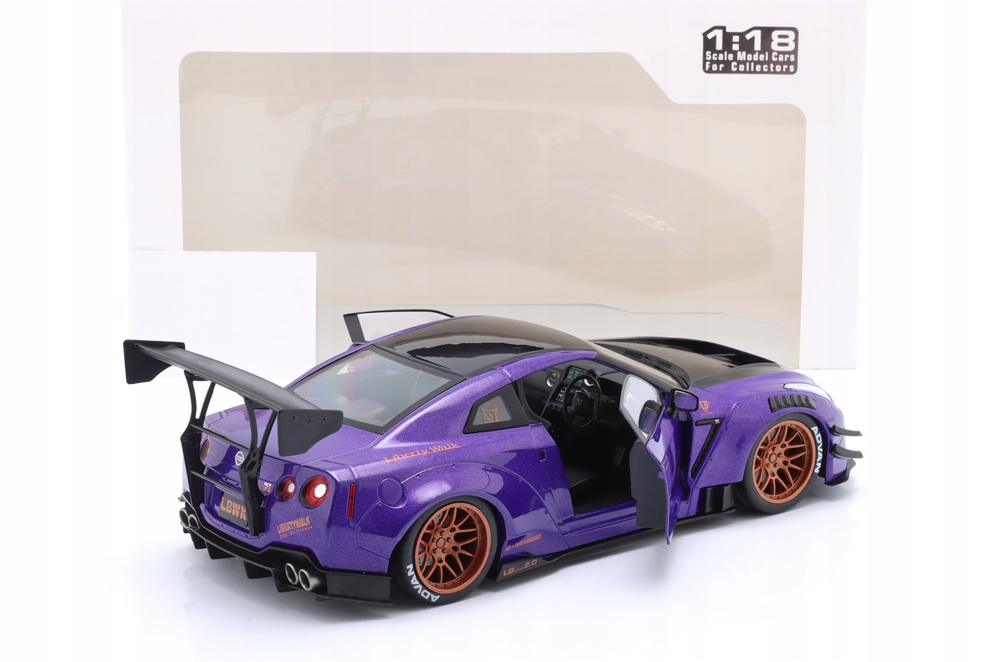 Nissan GT-R (R35) T2 LB-Works Liberty Walk 2.0 Purplezilla