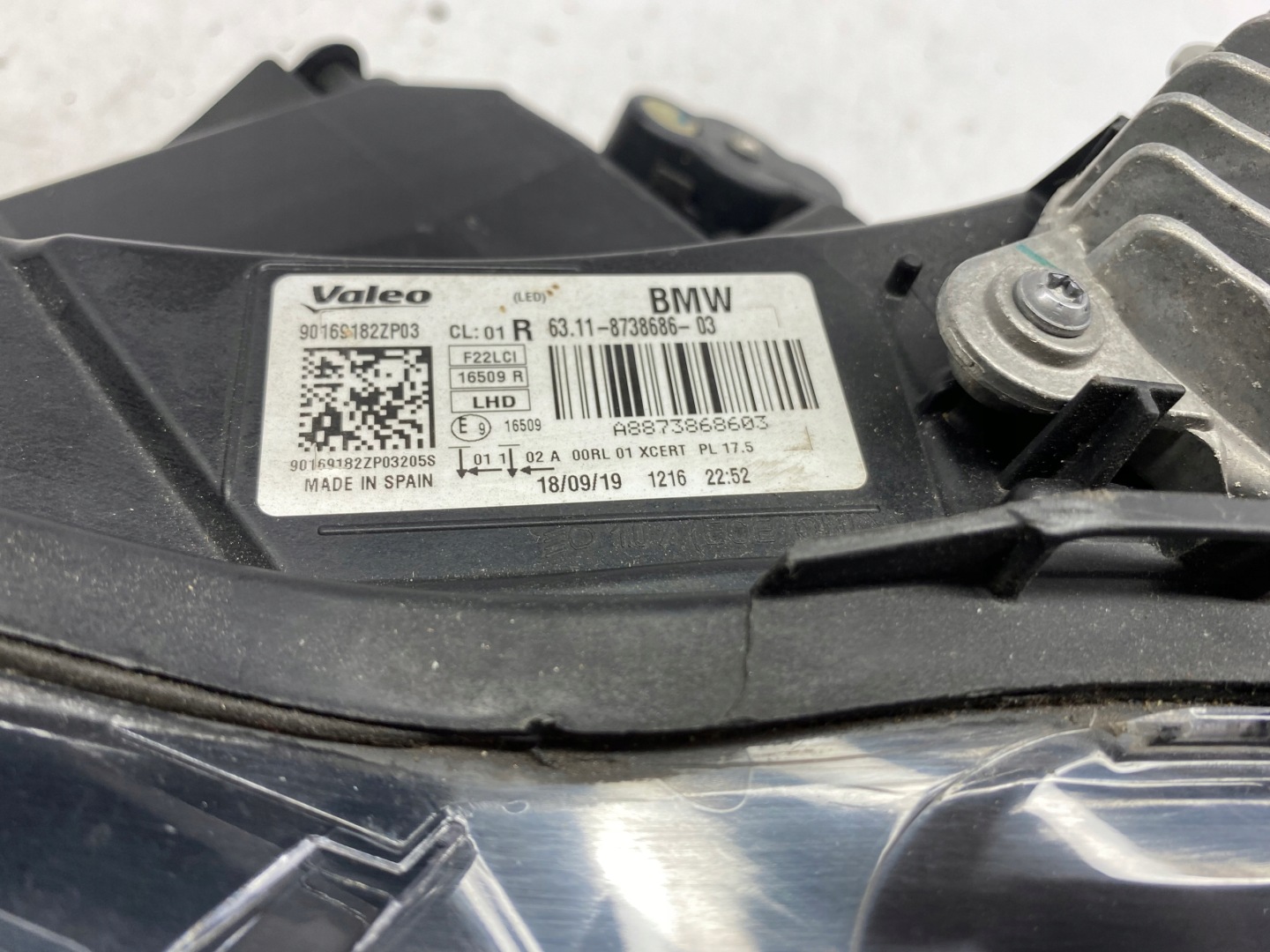 Frontscheinwerfer BMW 2 F23 8738686 LED ADAPTIVE Rechts Scheinwerfer Headlight - Thumbnail 9