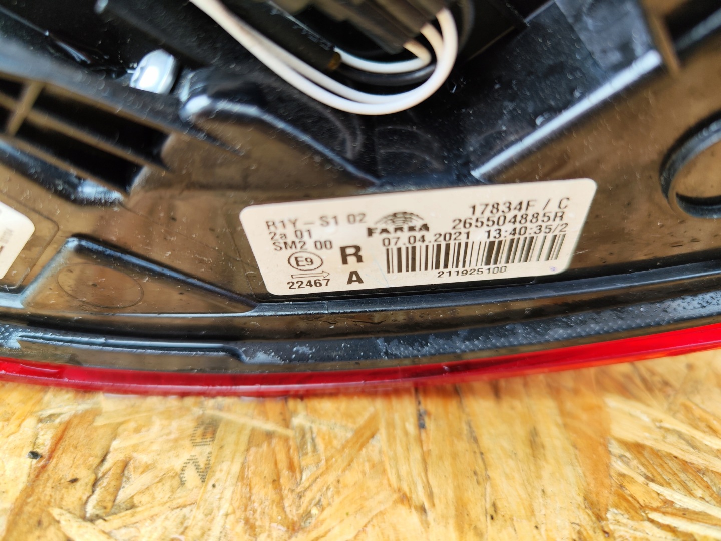 Renault Clio X98 Rückleuchte 265504885R Rearlamp - Thumbnail 2