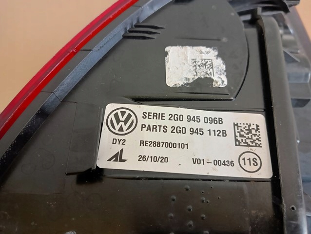 VW Polo 2G0 Rückleuchte 2G0945096B Rearlamp - Thumbnail 4