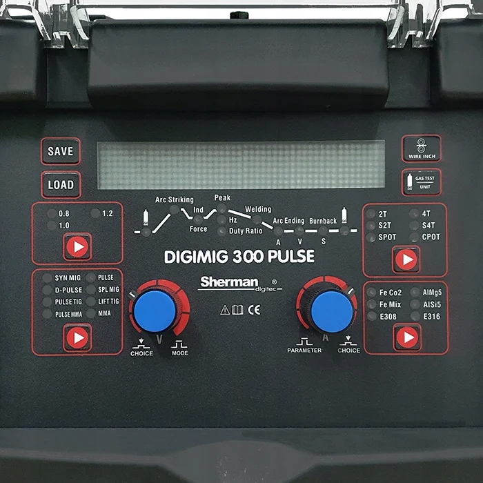 SHERMAN SPAWARKA DIGIMIG 300 PULS PULSE/4R MIG MMA TIG PULS SYNERGIA 400V