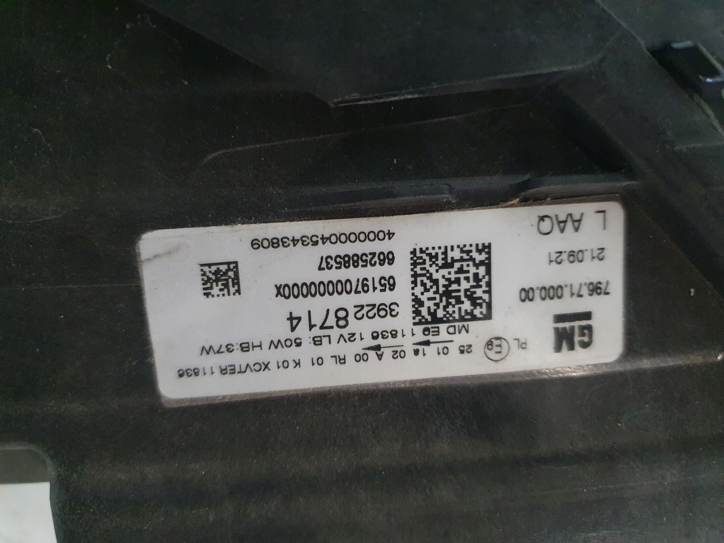 Frontscheinwerfer Opel Astra 39023763 LED Rechts Scheinwerfer Headlight - Thumbnail 20