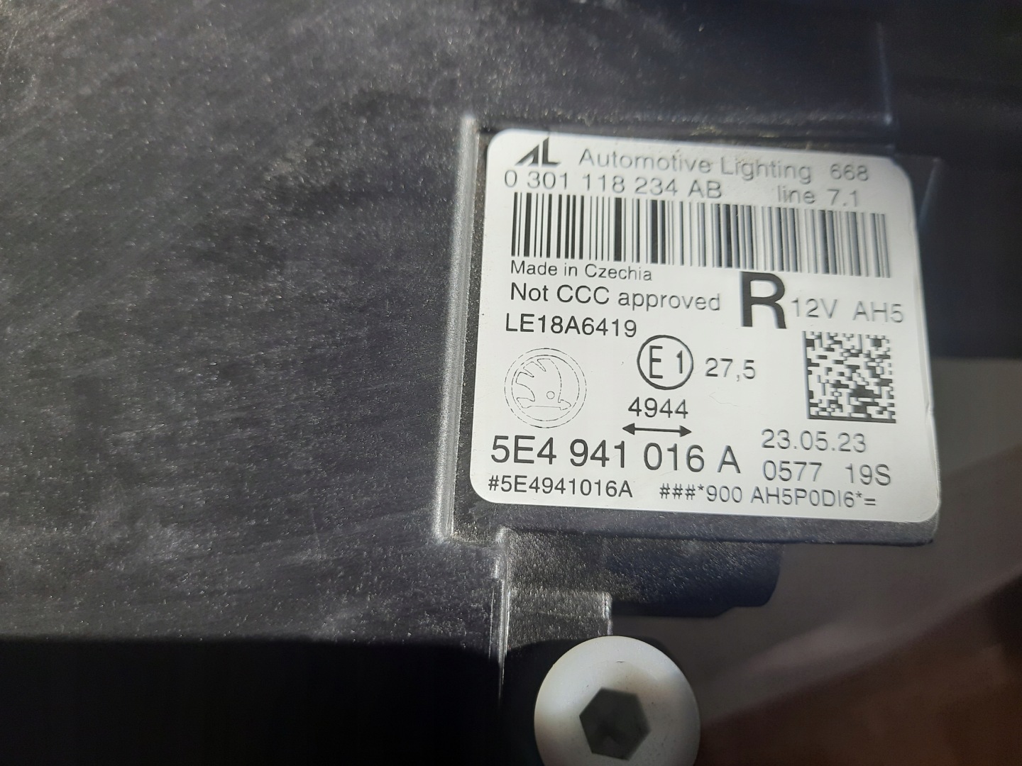 Frontscheinwerfer Skoda Octavia 1U 95E494101 LED Rechts Scheinwerfer Headlight - Thumbnail 11