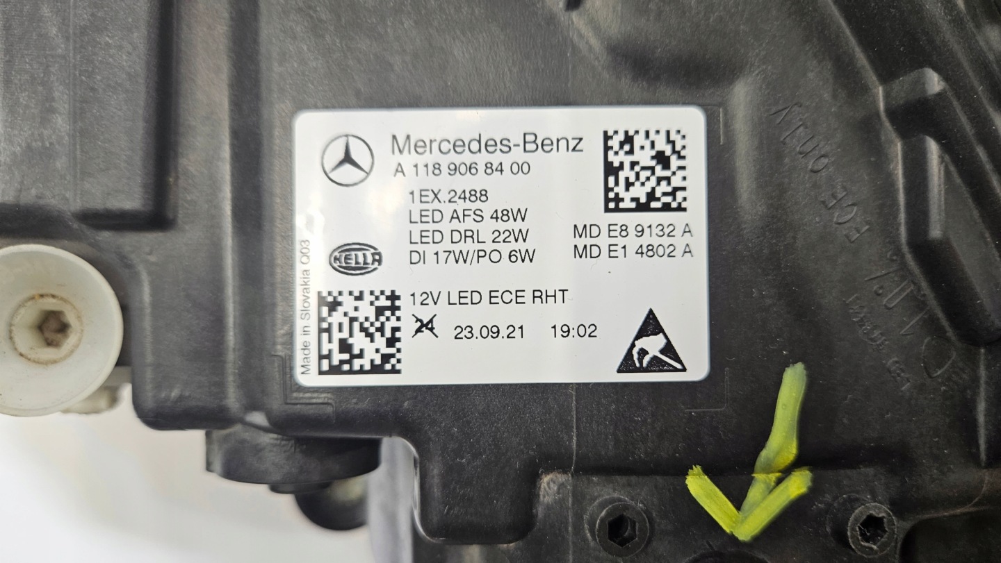 Frontscheinwerfer Mercedes-Benz CLA C118 A1189068400 LED Rechts Headlight - Thumbnail 15