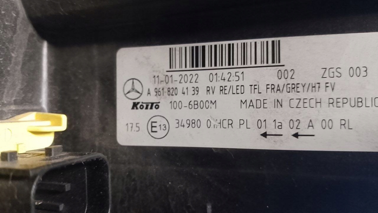 Frontscheinwerfer Mercedes-Benz C-Klasse W202 A9618204139 LED Rechts Headlight - Thumbnail 5