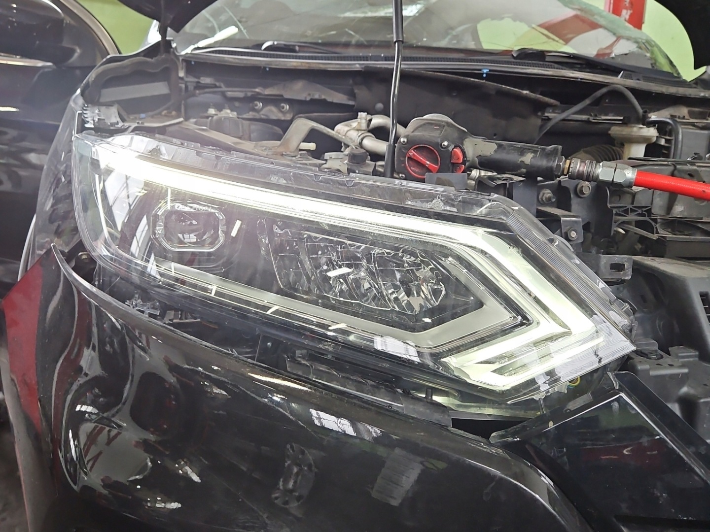 Frontscheinwerfer Nissan Qashqai J11 LED Rechts Scheinwerfer Headlight - Thumbnail 1