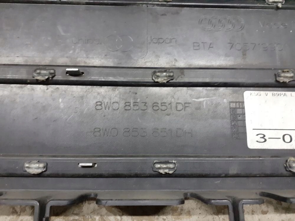 Audi A4 B9 Kühlergrill FRONTGRILL Kühlergitter 8W0853651DF - Thumbnail 7