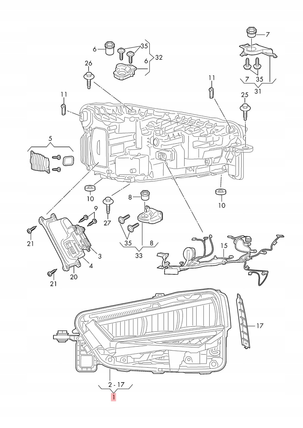 Frontscheinwerfer Skoda Scala 655 655941016 LED Rechts Scheinwerfer Headlight - Thumbnail 2
