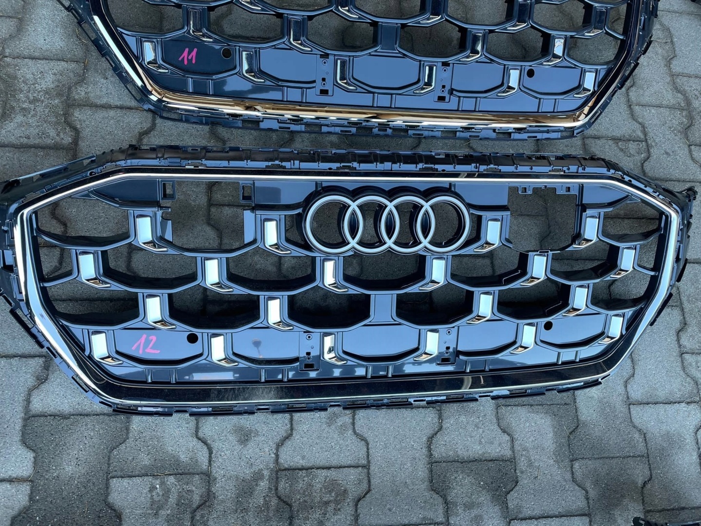 Audi Q8 Kühlergrill FRONTGRILL Kühlergitter 4M8853651BS - Thumbnail 7