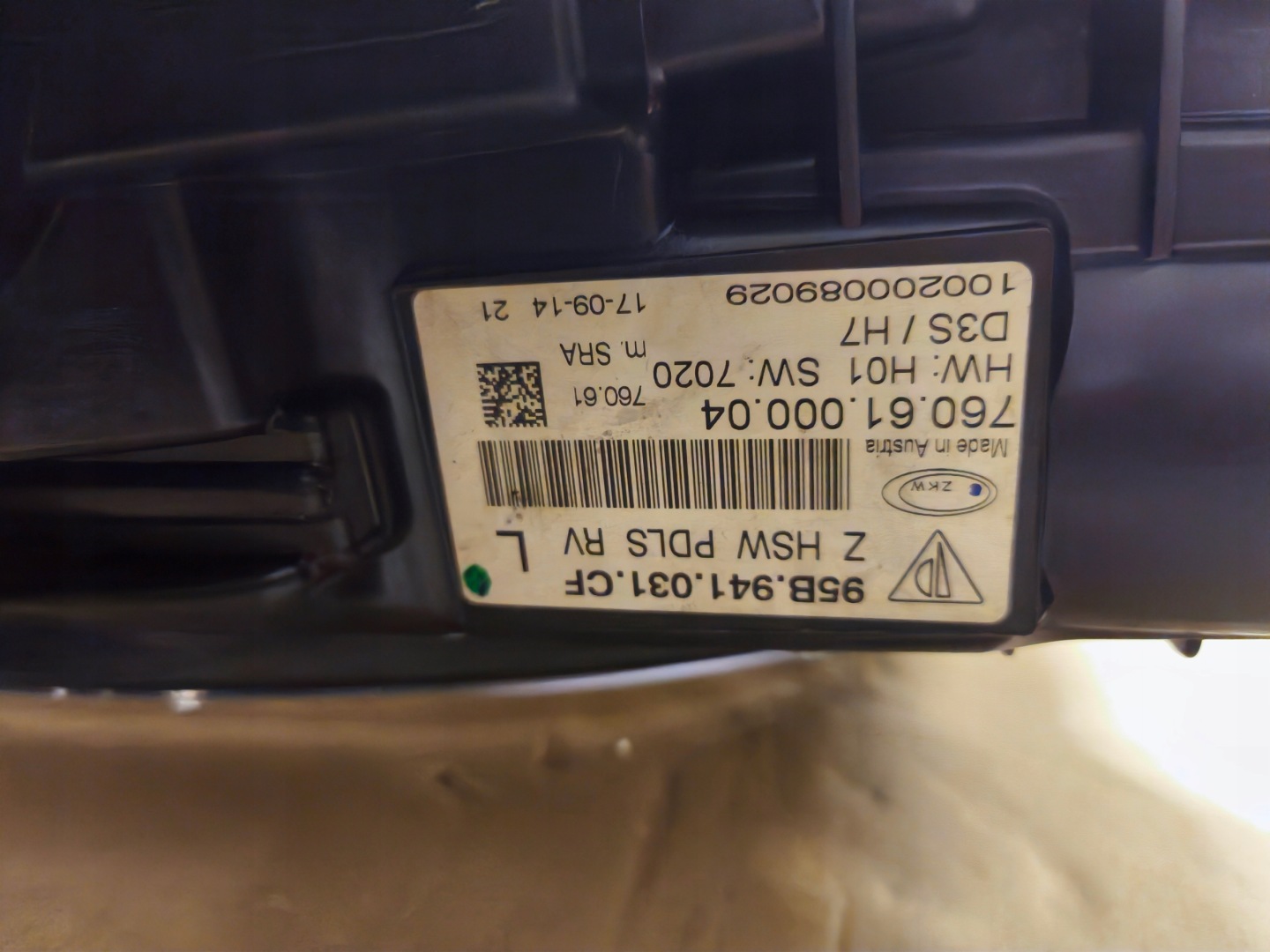 Frontscheinwerfer Porsche Macan 95B 95B941032CF Bi-Xenon Links Headlight - Thumbnail 9