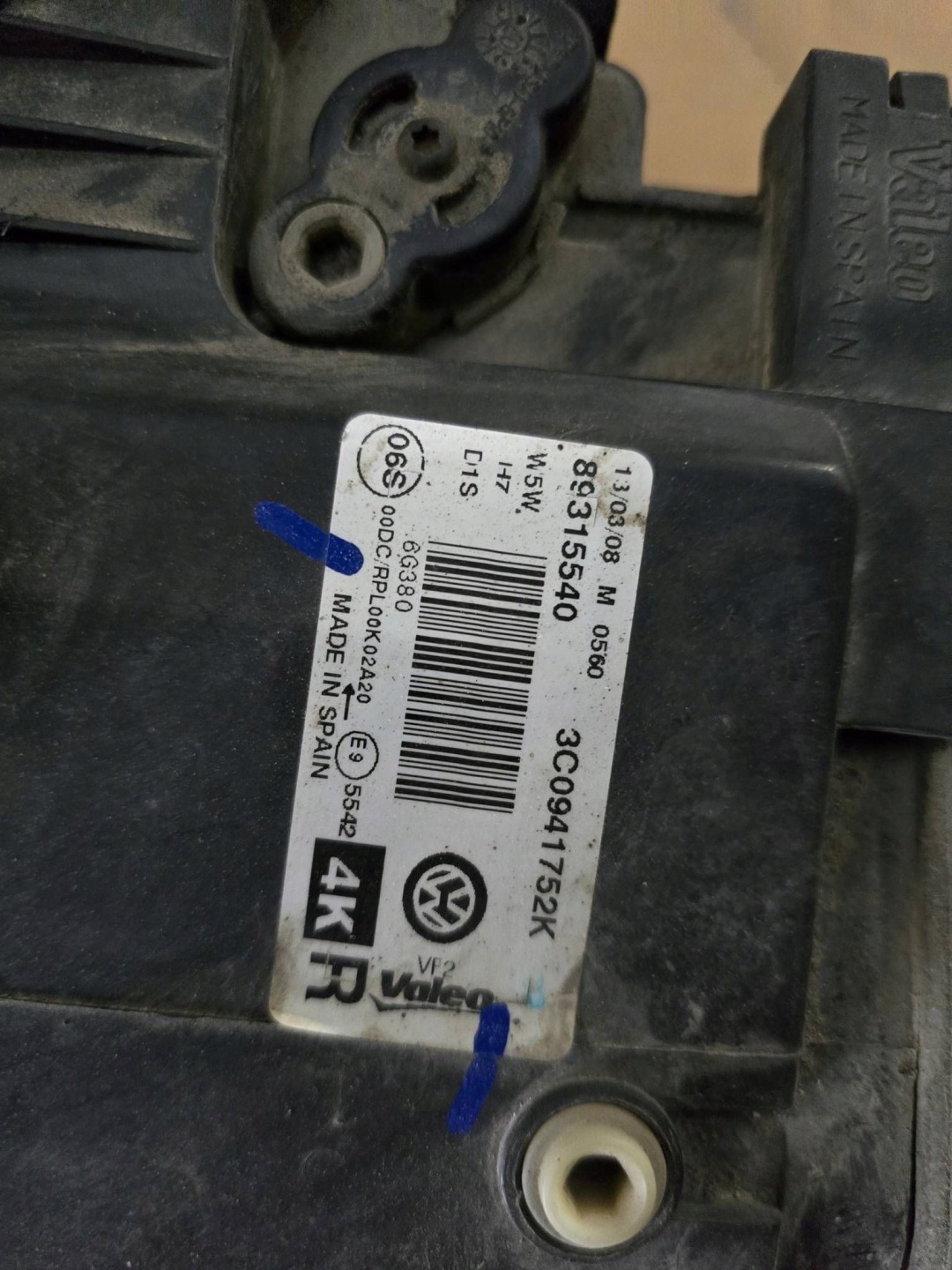 Frontscheinwerfer VW Passat B6 3C0941752K Xenon Links Scheinwerfer Headlight - Thumbnail 6