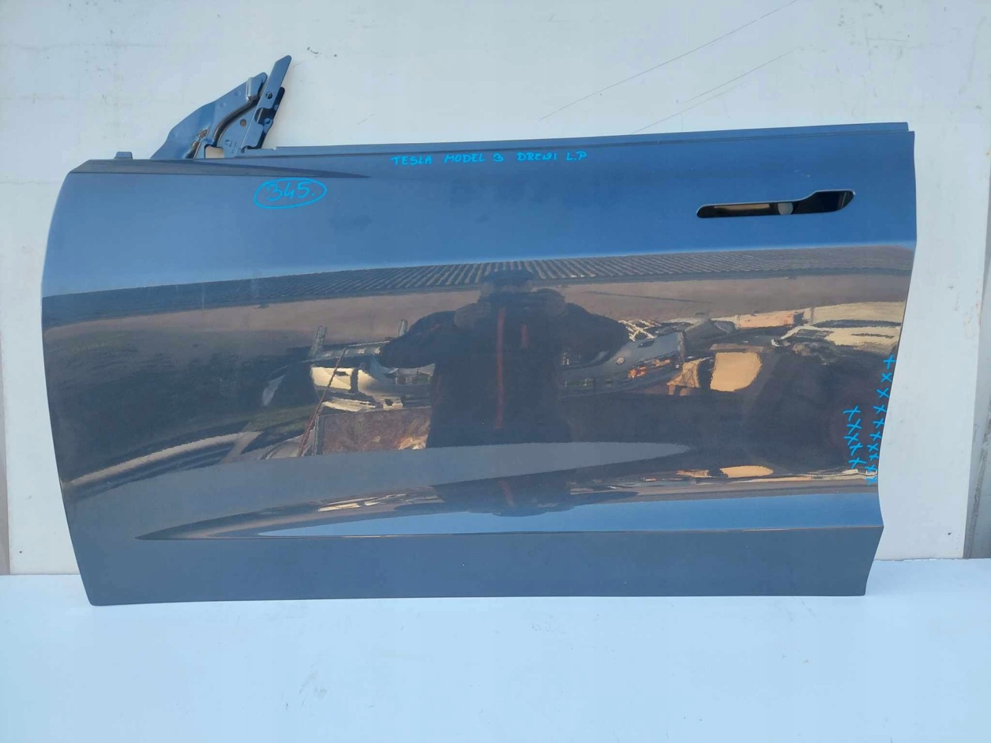 Tesla Model 3 003 Tür Vorne Links Door Porta Porte - Thumbnail 1