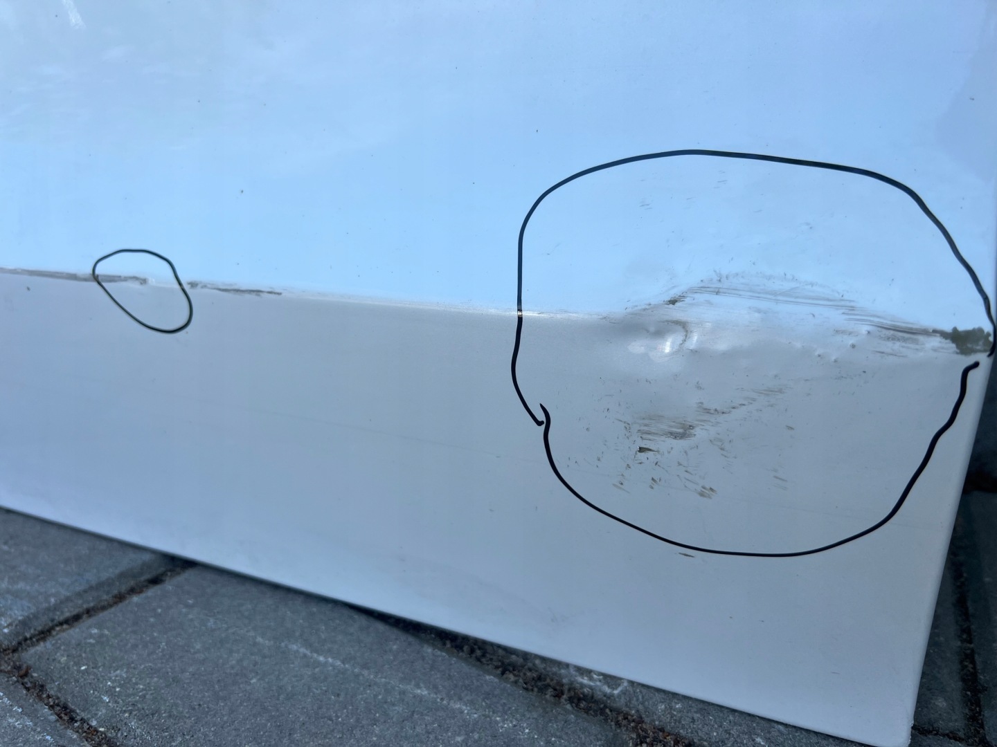 Tesla Model 3 003 Tür Vorne Links Door Porta Porte - Thumbnail 5