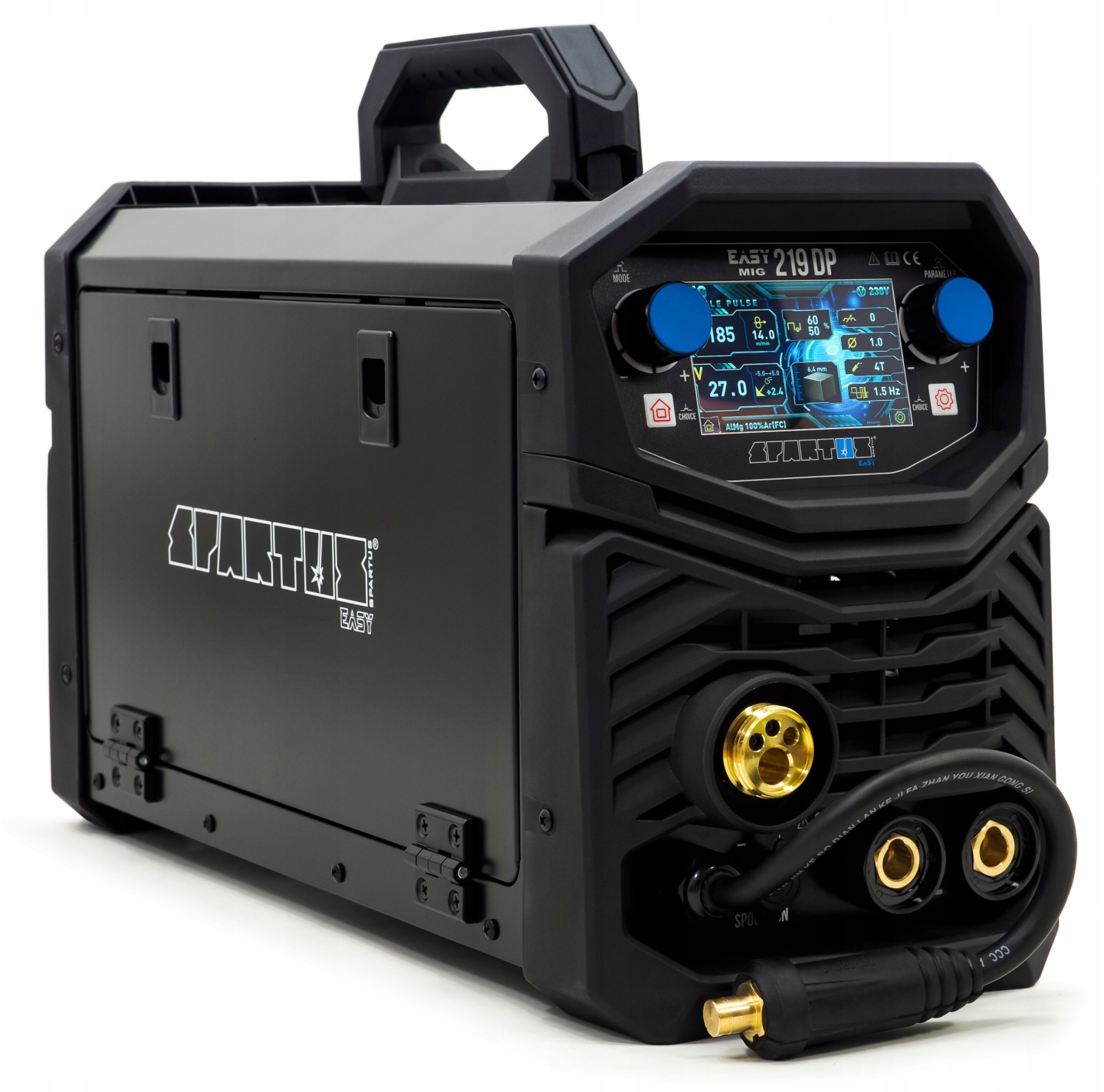 Spawarka SPARTUS EasyMIG 219 DUAL PULSE PÓŁAUTOMAT 4-ROLKI 230V 200A 