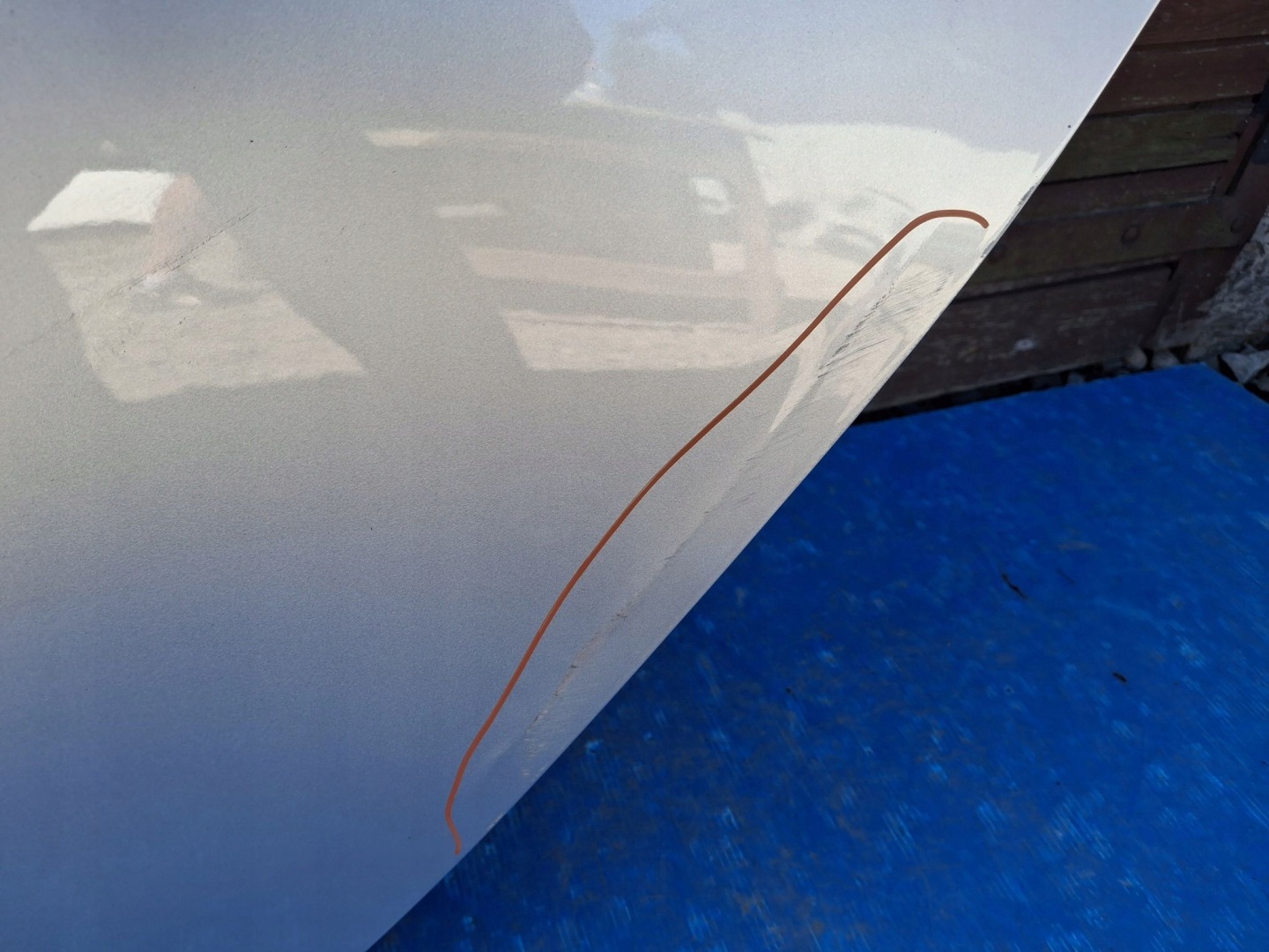 VW Passat B8 Tür Hinten Links Kombi Door Porta Porte - Thumbnail 5