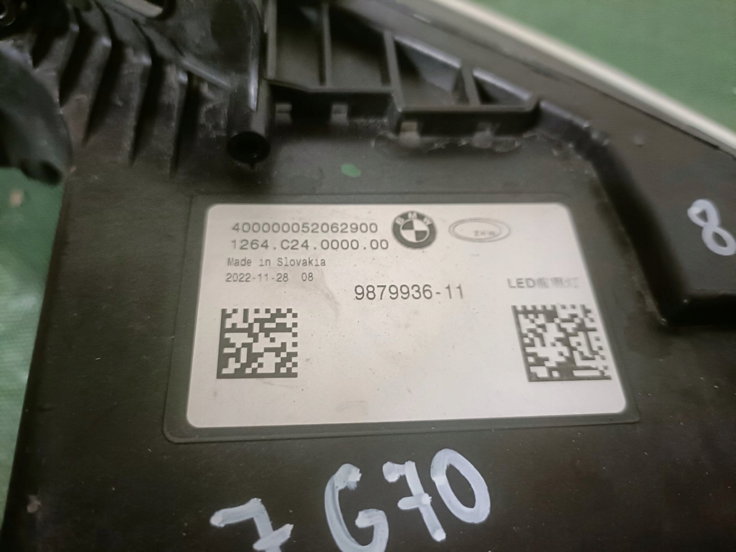 Frontscheinwerfer BMW i7 G70 9879936 LED Rechts Scheinwerfer Headlight - Thumbnail 11