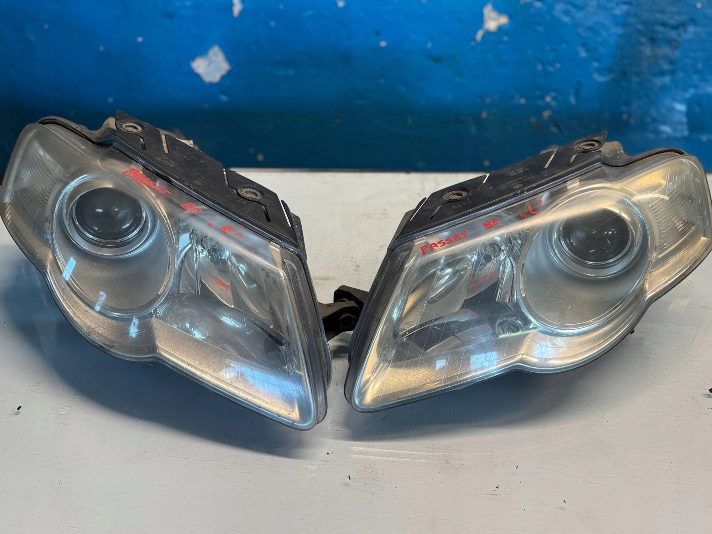 Frontscheinwerfer VW Passat B6 3C0941005J LED Links Scheinwerfer Headlight - Thumbnail 1