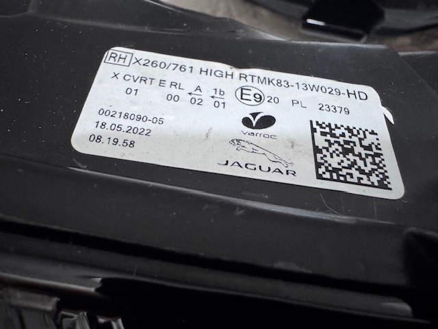 Frontscheinwerfer Jaguar XF X250 RTMK8313W029 Matrix LED Links Headlight - Thumbnail 7