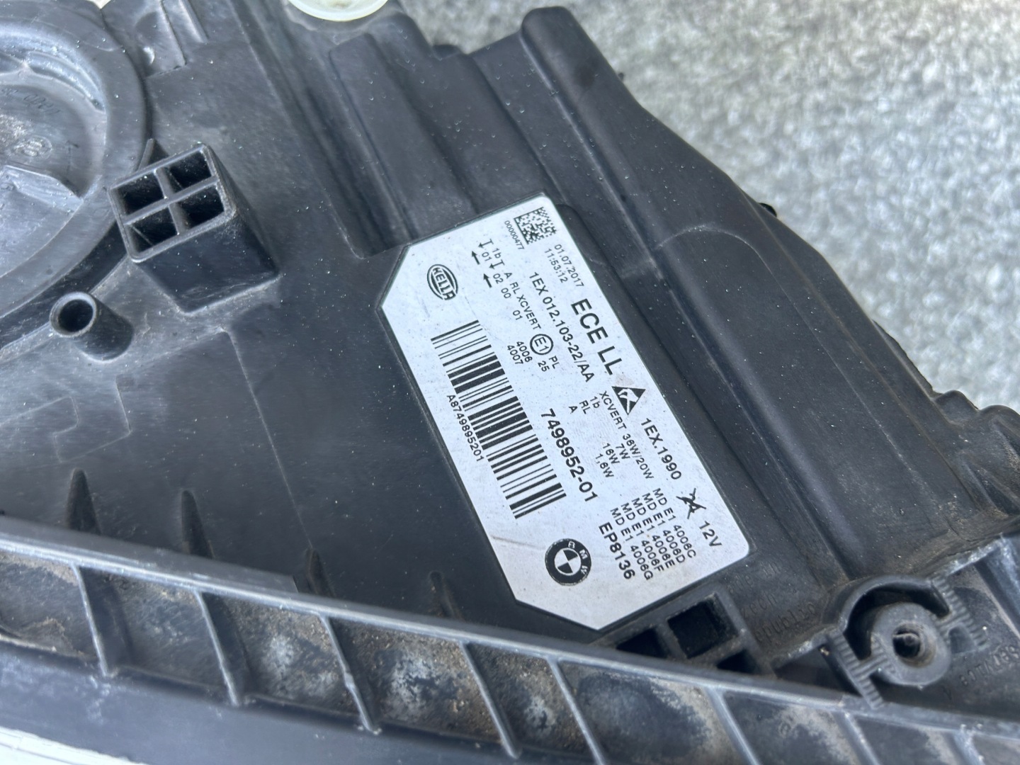 Frontscheinwerfer BMW 3 F31 7498952 LED ADAPTIVE Rechts Scheinwerfer Headlight - Thumbnail 5