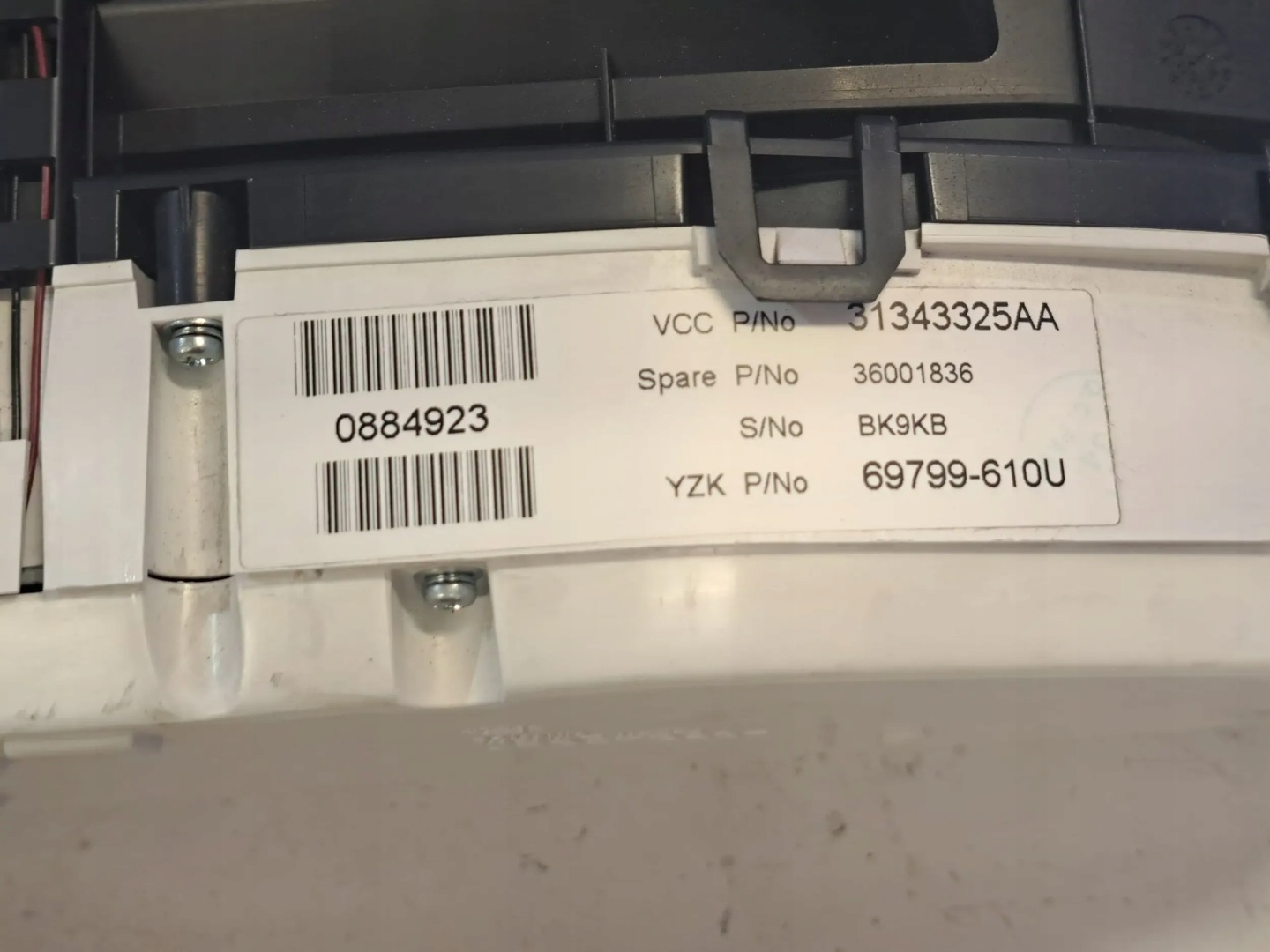 Volvo S80 31343325 Screen Kombiinstrument Tacho - Thumbnail 6