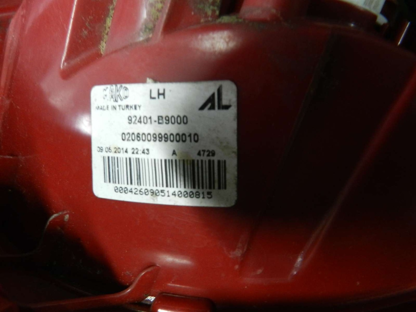 Hyundai i10 AC3 Rückleuchte 8442780408 Rearlamp - Thumbnail 7