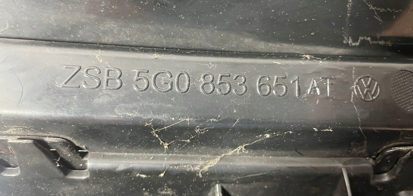 VW Golf V Kühlergrill FRONTGRILL Kühlergitter 5G0853651AT - Thumbnail 5