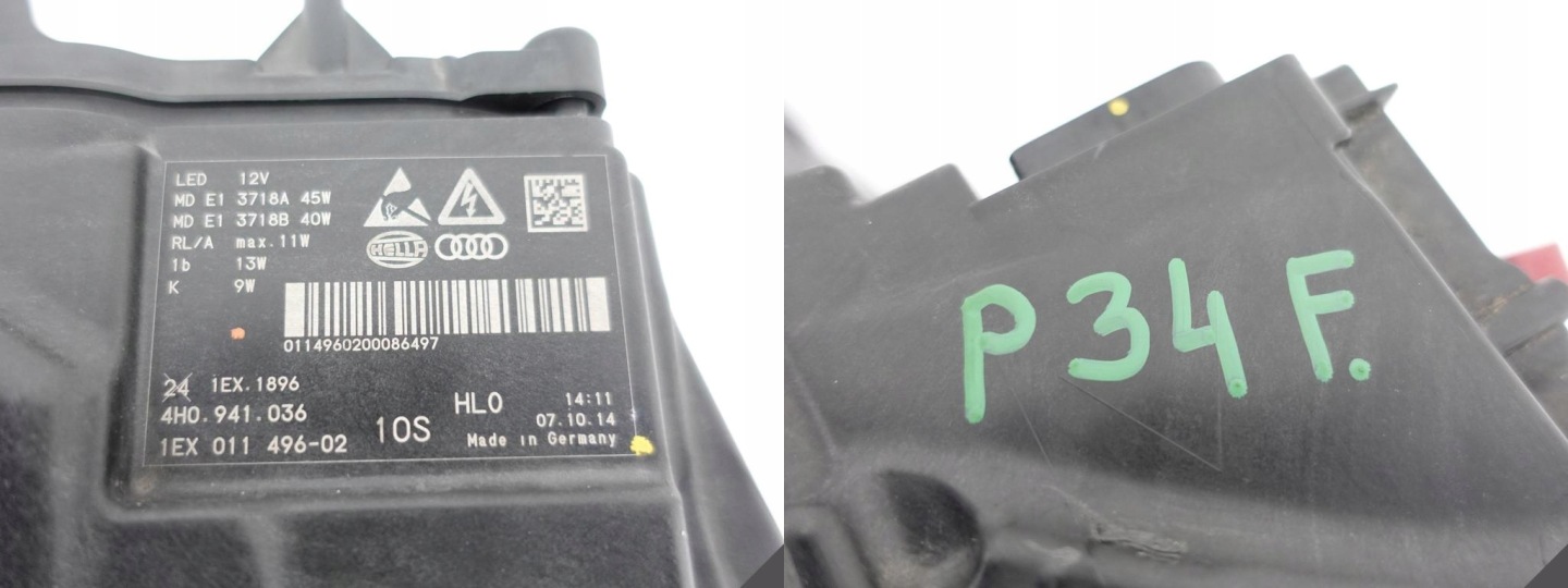 Frontscheinwerfer Audi A8 4H0941036 Matrix LED Rechts Scheinwerfer Headlight - Thumbnail 12