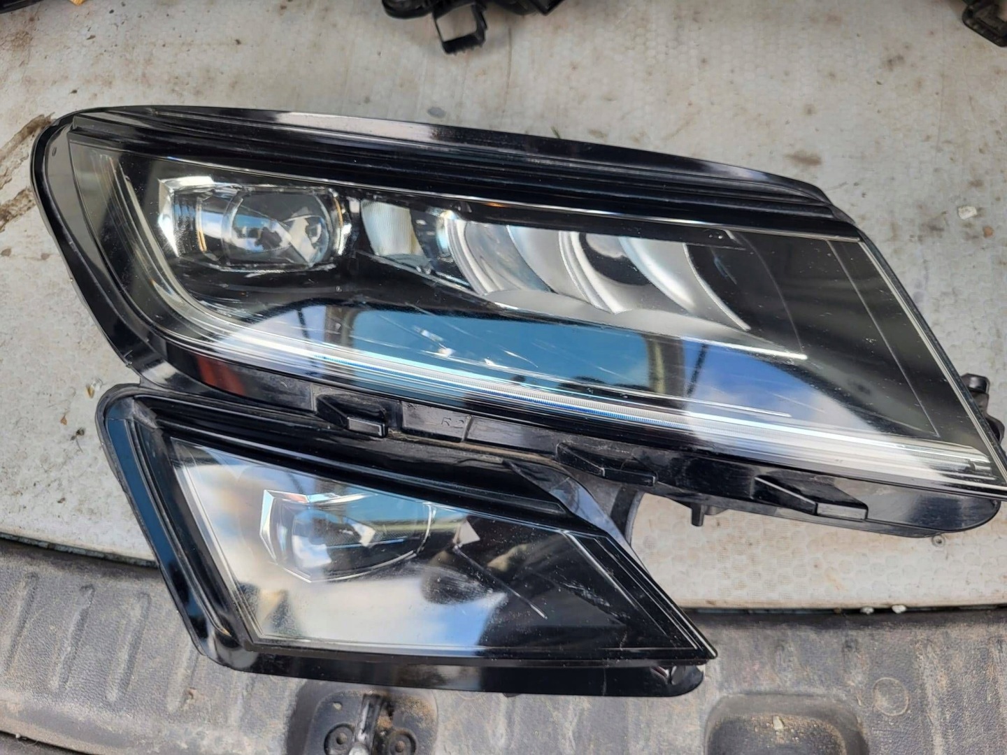 Frontscheinwerfer Skoda Kodiaq 566 566941016E LED Links Scheinwerfer Headlight - Thumbnail 1