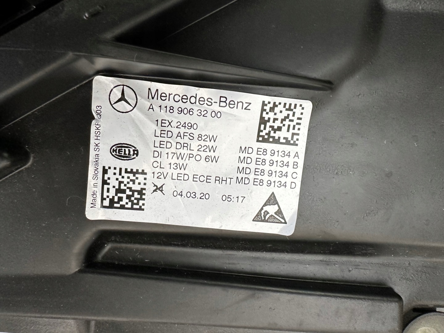 Frontscheinwerfer Mercedes-Benz CLA C118 A1189066901 Multibeam LED Links Headlight - Thumbnail 8