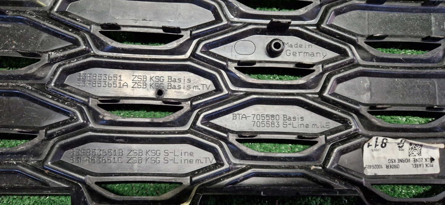 Audi Q3 Kühlergrill FRONTGRILL Kühlergitter 83F853651 - Thumbnail 5